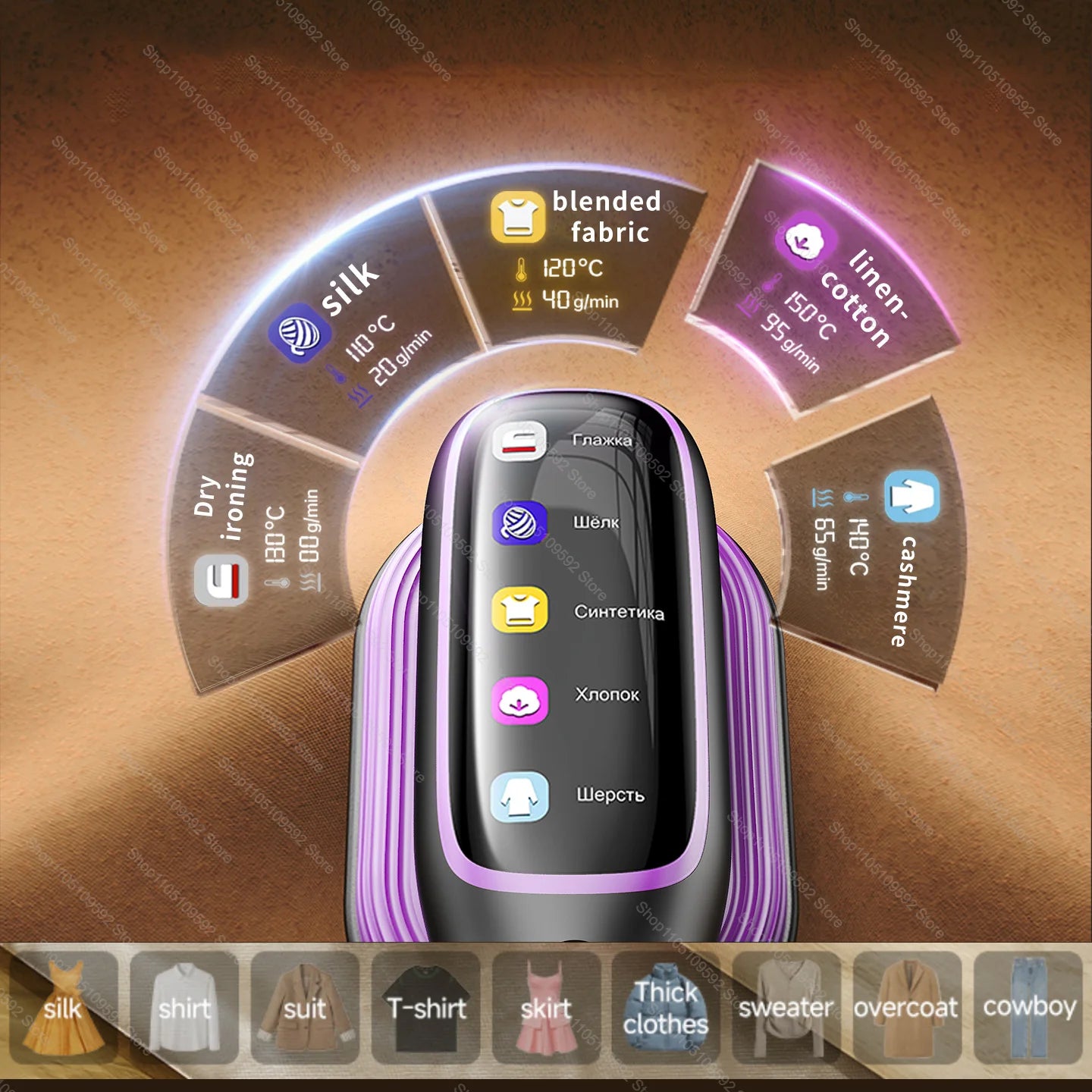 Handheld Steam Iron Garment Steamers Ironing Multi Functional Machine Travel Portable Ironing Machine Garment Ironing Machine